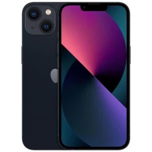 iPhone 13 Negro vista frontal y trasera