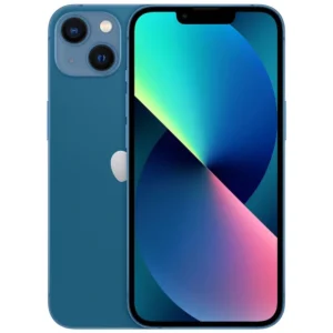 iPhone 13 Azul vista frontal y trasera