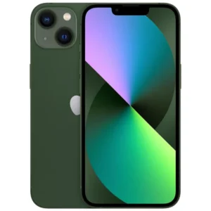 iPhone 13 Verde vista frontal y trasera