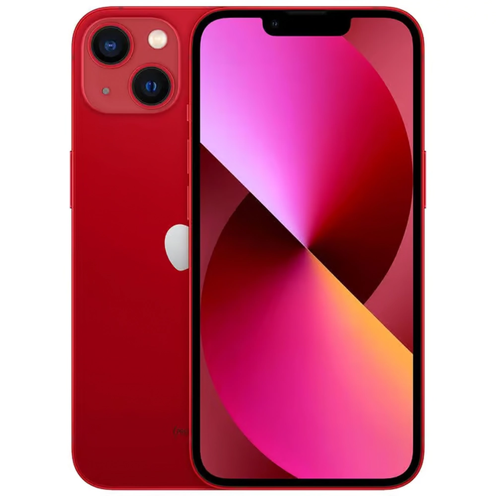 iPhone 13 Mini Rojo iPhone 13 Mini Rojo vista frontal y trasera