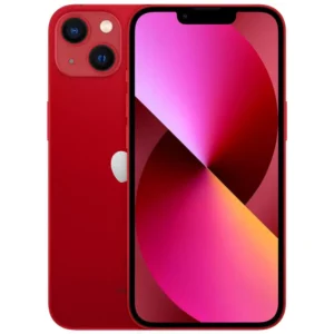iPhone 13 Rojo vista frontal y trasera