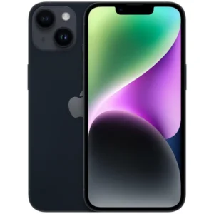 iPhone 14 Negro vista frontal y trasera