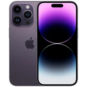 iPhone 14 Pro Morado vista frontal y trasera