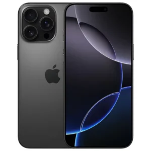 iPhone 16 Pro Max Negro vista frontal y trasera