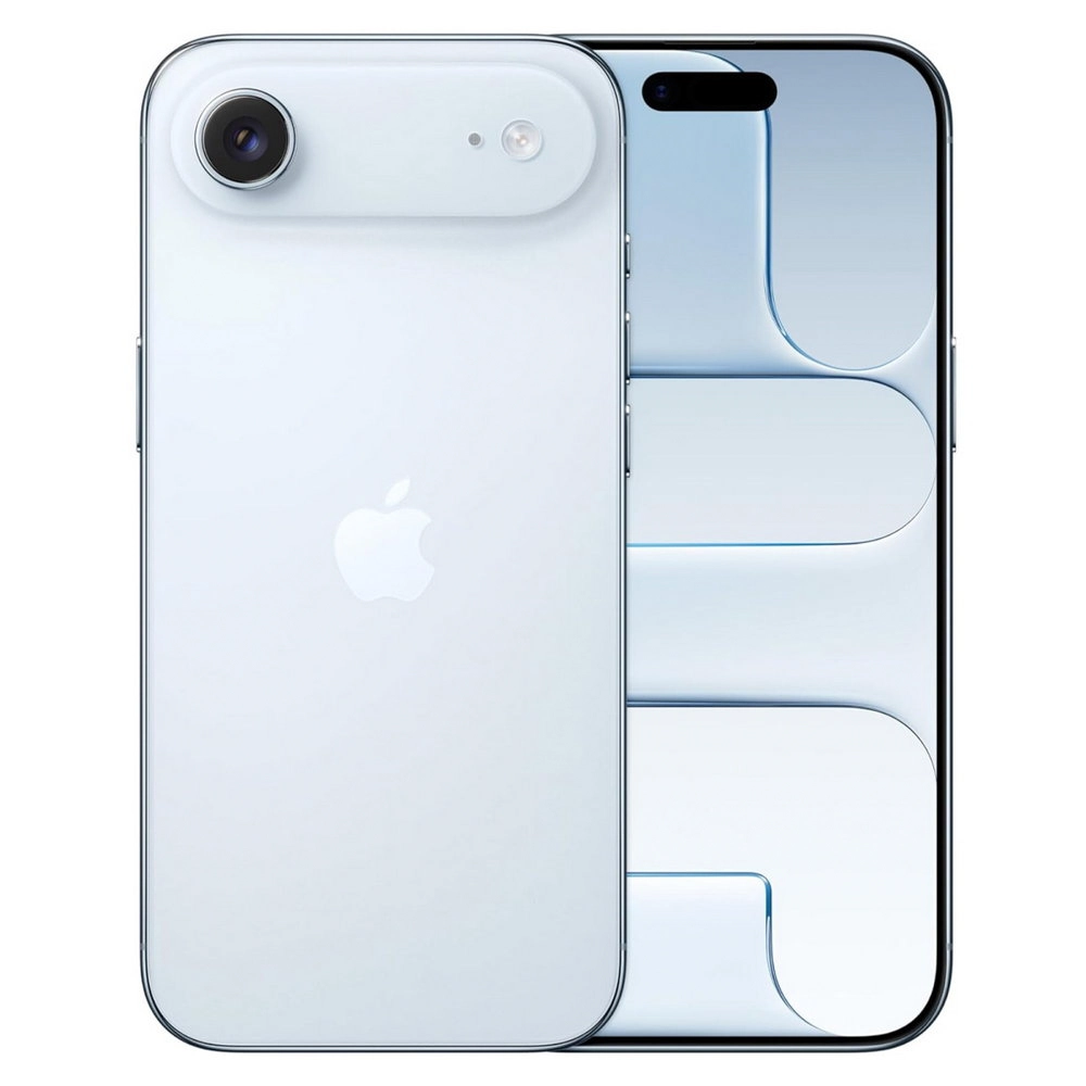 iPhone 17 Air Azul iPhone 17 Air Azul Vista Frontal y Trasera